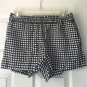J. Crew polka dot shorts
