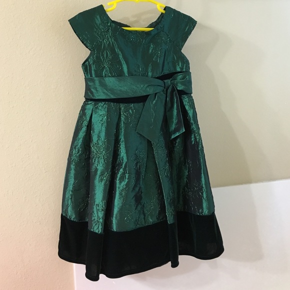 Emerald green dress