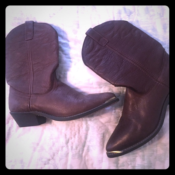 Masterson leather cowboy boots women's 8.5