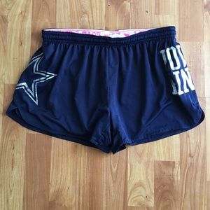 Pink VS Dallas Cowboys shorts