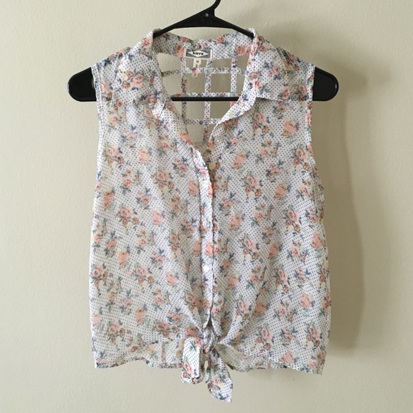 Floral print tank - Picture 1 of 2