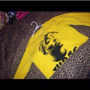 Tupac crop top
