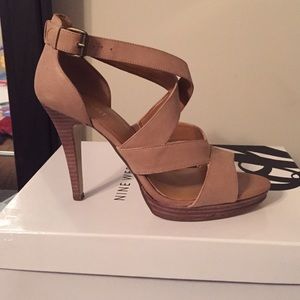 Nine West Tan Heels