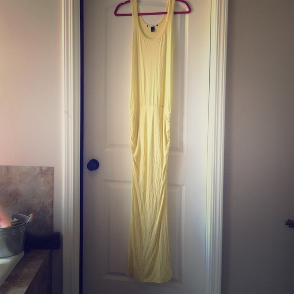 XS Victoria secret yellow maxi dress