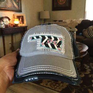 New Distressed Oklahoma baseball cap