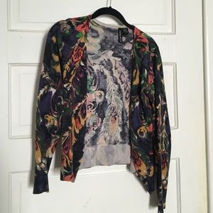 Anthropologie Patterned Cardigan