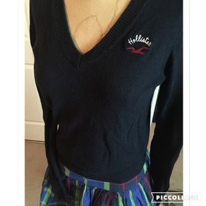 🤓 Hollister super soft knit sweater navy XS