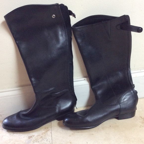 Leather boots