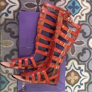 Penna Tall Shaft Gladiator Sandals