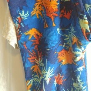 LuLaroe one size palm tree leggings