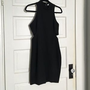 Elizabeth and James Black Cocktail Dress