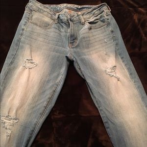 American Eagle sz 12 regular Jegging light wash