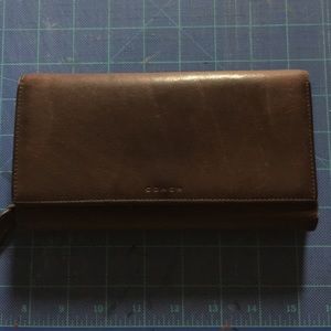 Brown Coach wallet