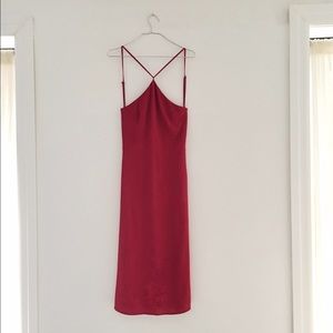 The Reformation Fifi Dress in Cherry Bomb size 4.
