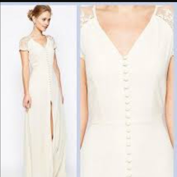 Jarlo Lucia cream dress