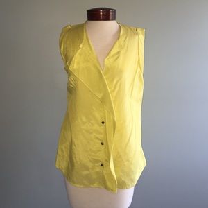 Citrus Silk blouse by Ann Taylor