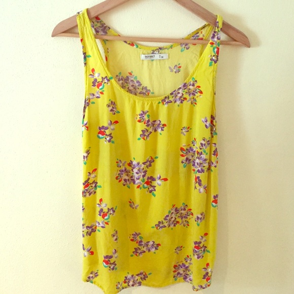 Old Navy floral tank top