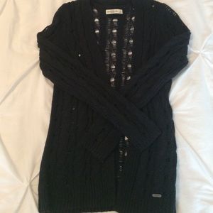 Vintage Abercrombie open knit cardigan