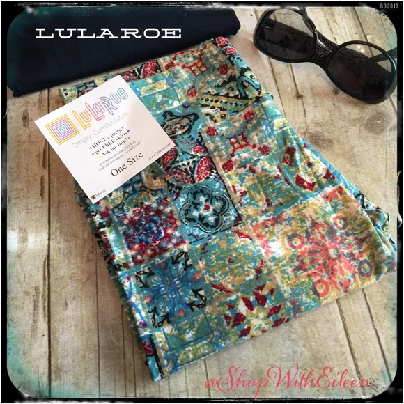 LuLaRoe Pants - 🆕 LulaRoe STAINED GLASS Colorful  Leggings OS