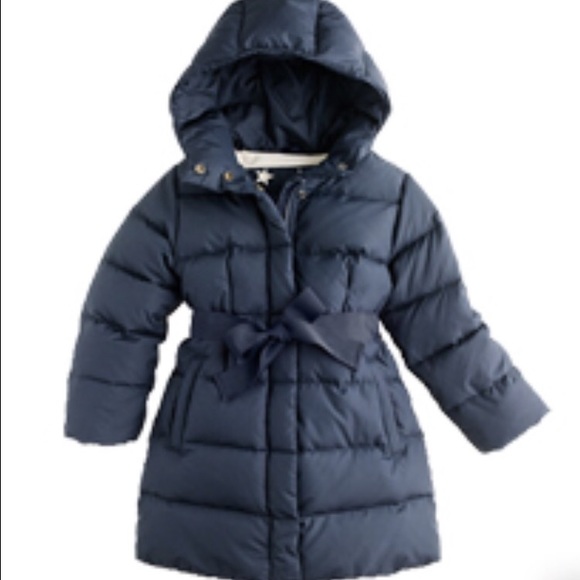 J Crew 💜💙❤️Host Pick!!! Girls Belted Puffer