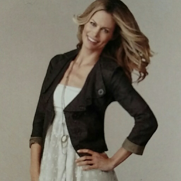 Cabi Linen Bomber - Picture 1 of 1