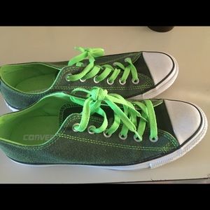 Converse green sneakers