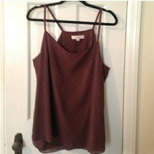 LOFT purple medallion tank