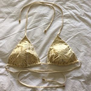 Victoria's Secret Snakeskin Bikini Top