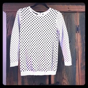 Polka dot sweater