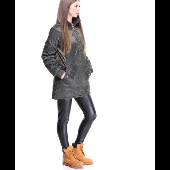 🌹SOLD OUT🌹Brand New Steve Madden Olive Parka - Picture 3 of 4