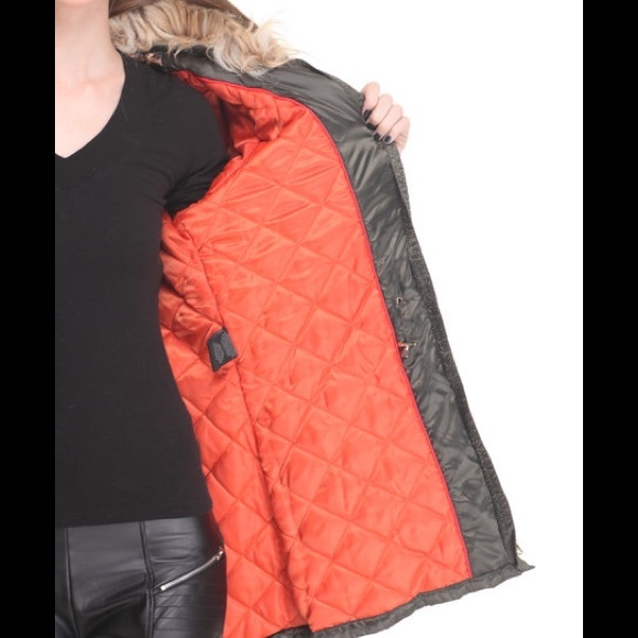 🌹SOLD OUT🌹Brand New Steve Madden Olive Parka - Picture 4 of 4