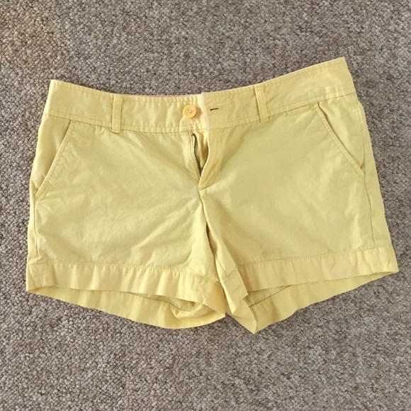 Lilly Pulitzer Yellow Shorts