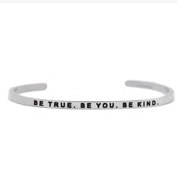 Be true to you be kind MantraBand bracelet