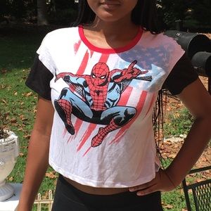 Spider-Man crop top