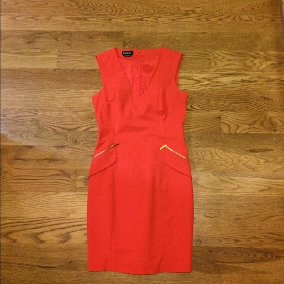 bebe Dresses & Skirts - ♦️♦️Coral Red Bebe Dress♦️♦️