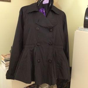 Nicole Miller black fun jacket size XL