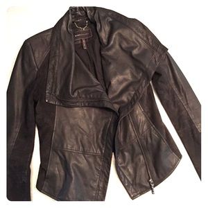 BCBG Max Azria Leather and Suede jacket