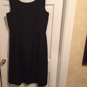 Shimmery black lands end sleeveless  dress