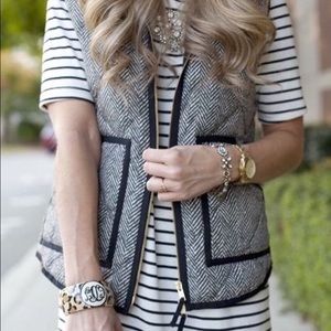 Genuine herringbone vest