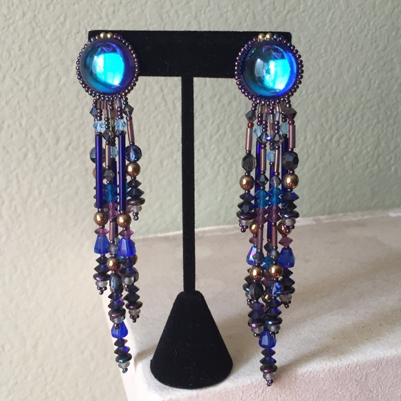 Stunning beaded earrings💖