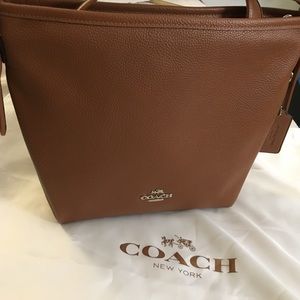COACH Mini Dufflette In Pebble Leather