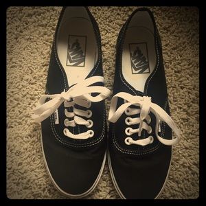 Vans canvas Black shoe size 7 women's