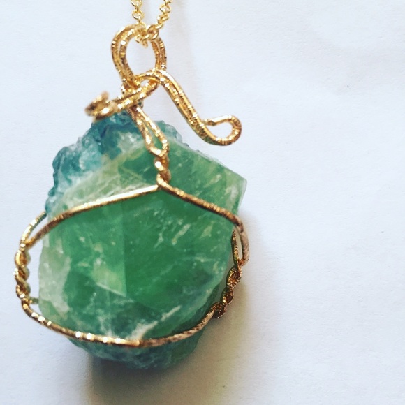 Rough Gemstone Necklace - Picture 2 of 4