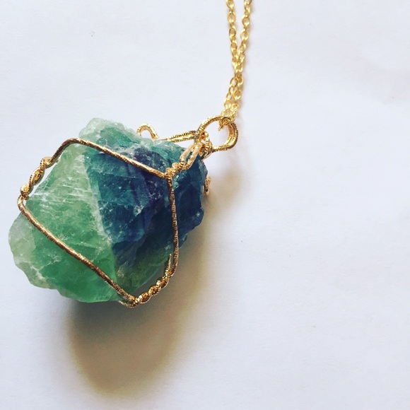 Rough Gemstone Necklace - Picture 3 of 4