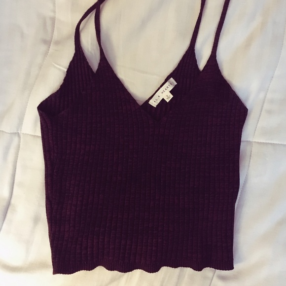 LA hearts ribbed tank
