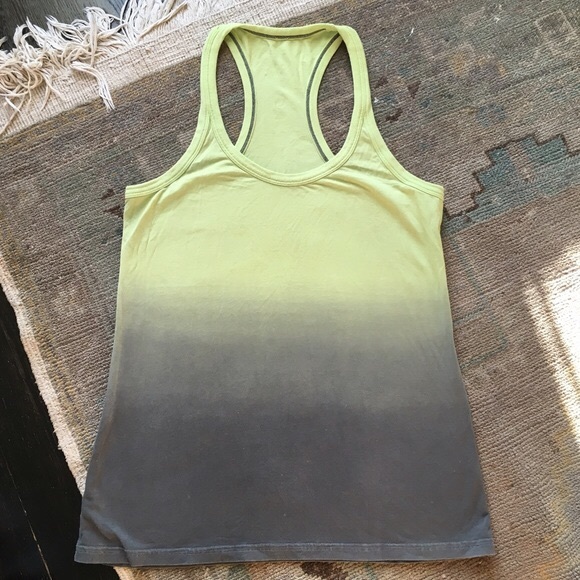 • new • Lululemon Green/Grey Ombré Tank