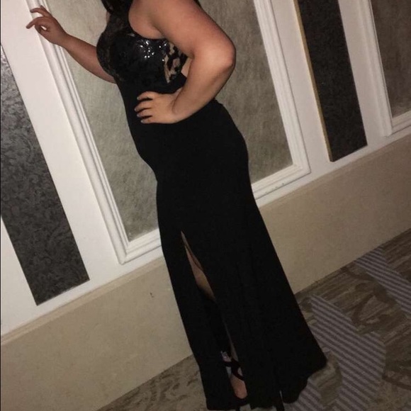 Black formal dress