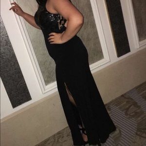 Black formal dress