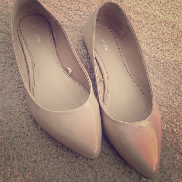 Express Shoes - Express nude flats