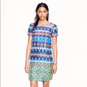 J. Crew Silk Dress - Gemstone Floral - Size 4